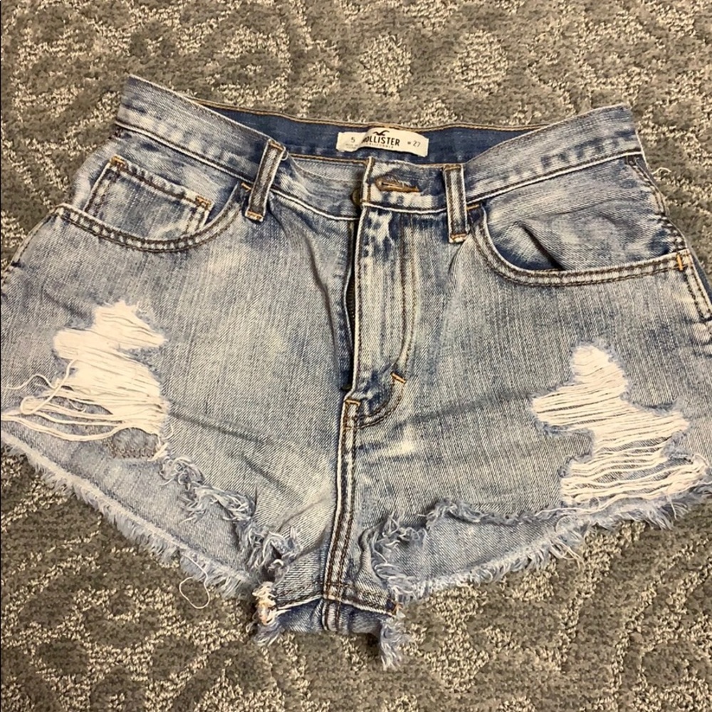 hollister jean shorts